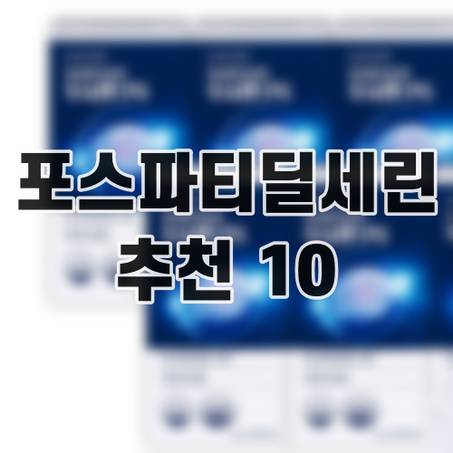 포스파티딜세린 추천 10